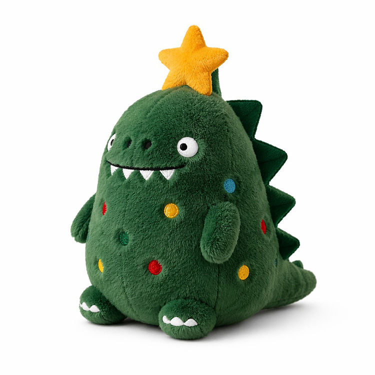 クリスマスツリー恐竜ぬいぐるみ